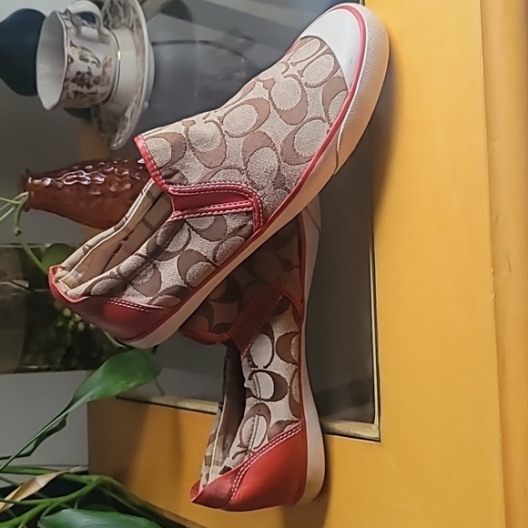 Coach Beale Signature Slip-on Canvas & Leather Sneakers - Picture 3 of 11